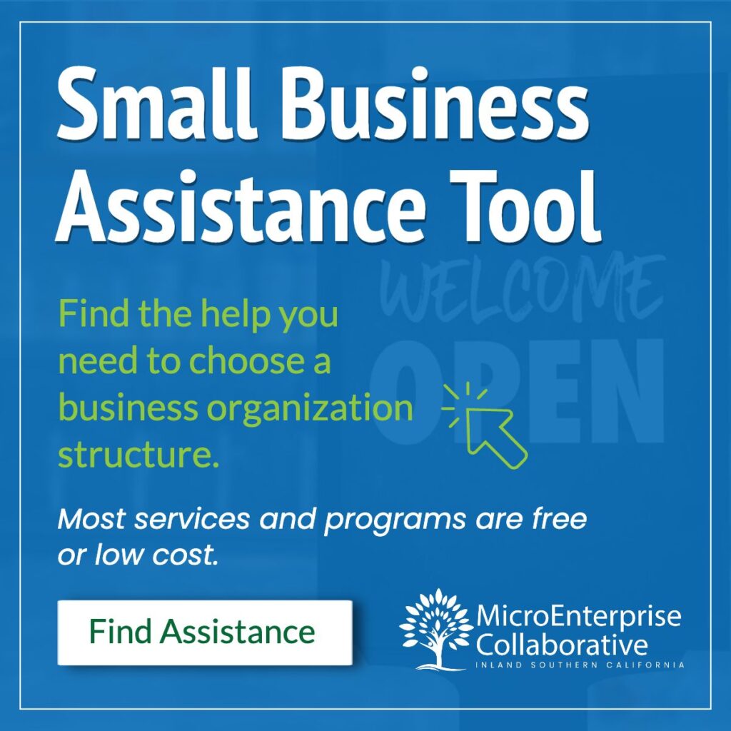 Find the small business assistance you need to choose a business structure. 